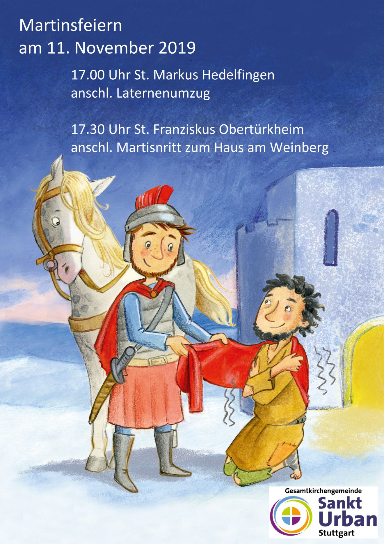 Herzliche Einladung zu den Martinsfeiern am 11. November Sankt Urban
